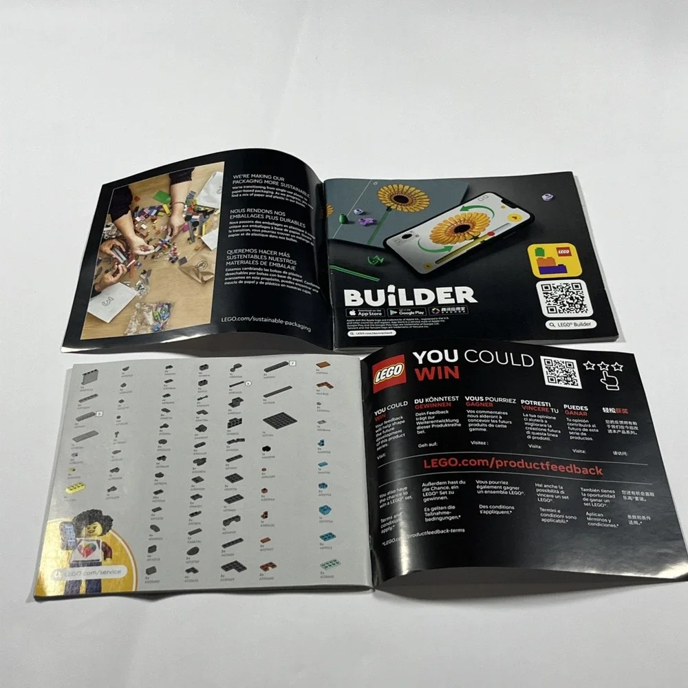 LEGO 43279 Instructions Only, WALL-E and EVE, 2 Booklets